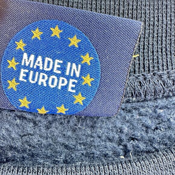 Universite Paris Crewneck Sweatshirt Size L, Navy Blue, 21x27 - Picture 5 of 8